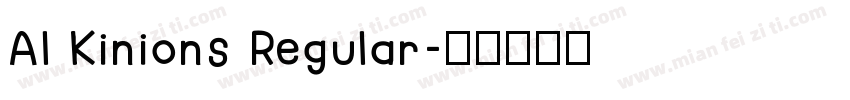Al Kinions Regular字体转换